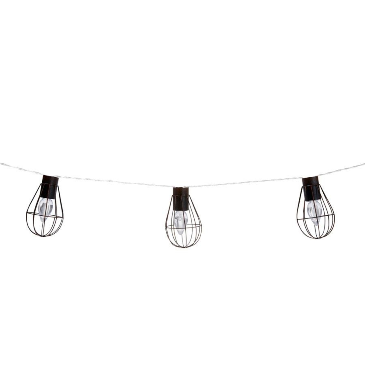 Solar Cage String Lights 10 Led Kmart