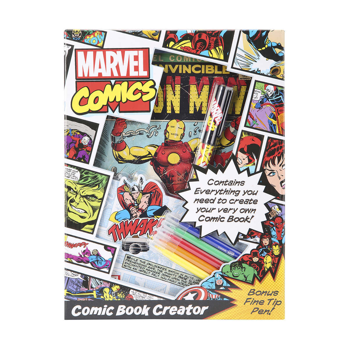 marvel comic book creator kit kmart