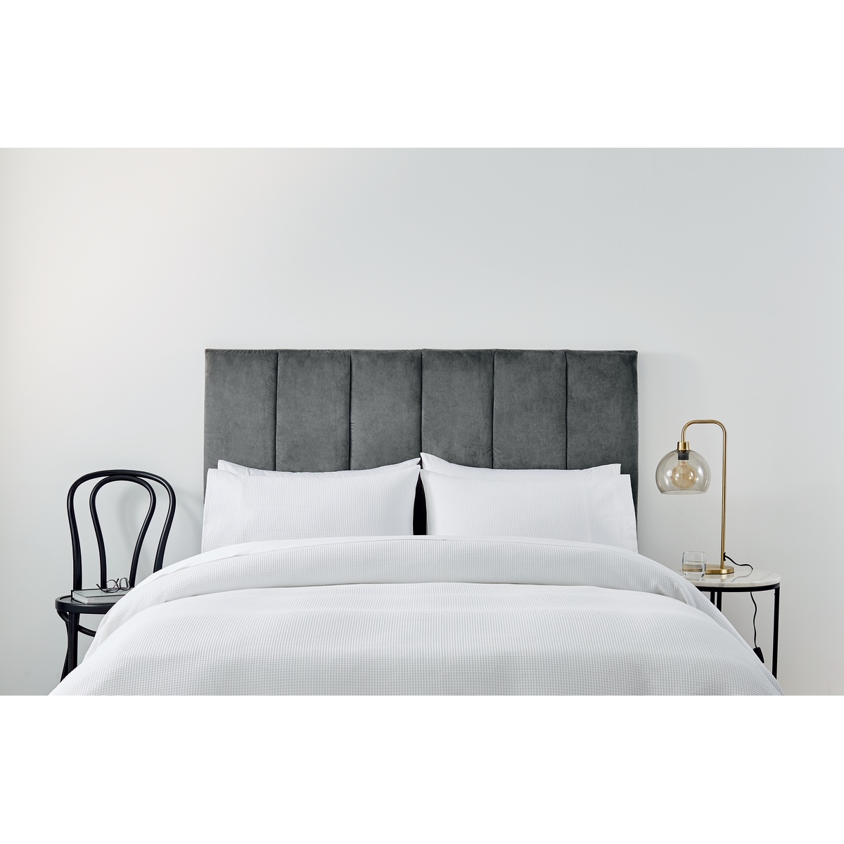 Grey Velvet Bed Head Kmart Grey Velvet Bed Head Hover Over Image To Zoom