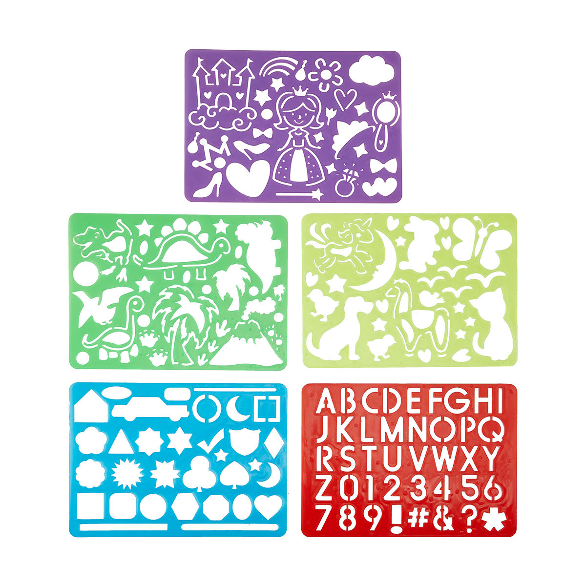 5 pack stencil set kmart