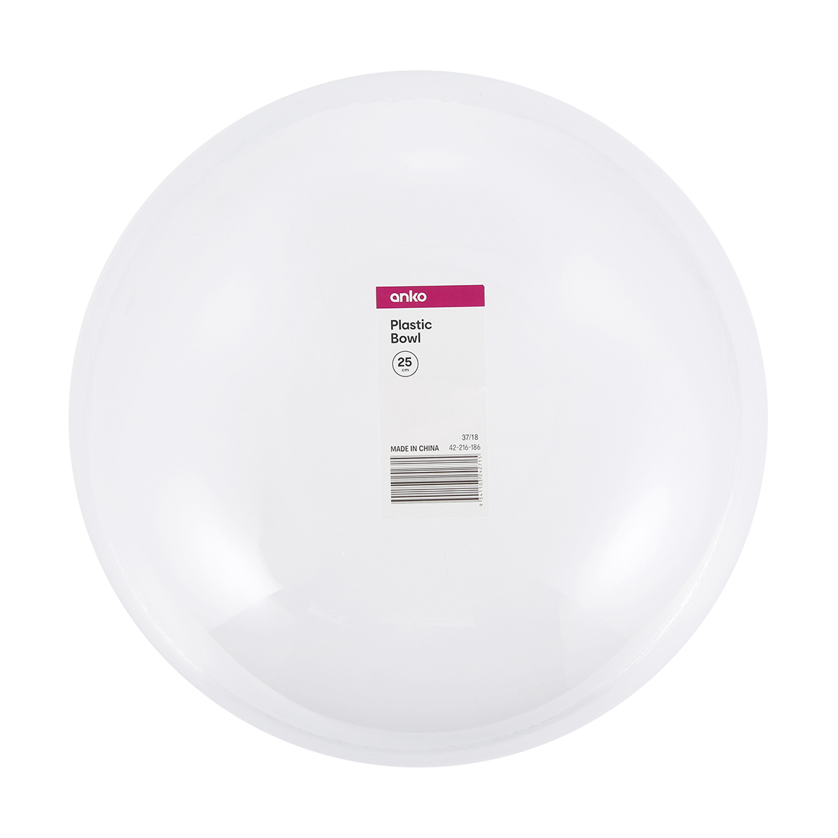 Clear Plastic Bowl 25cm Kmart