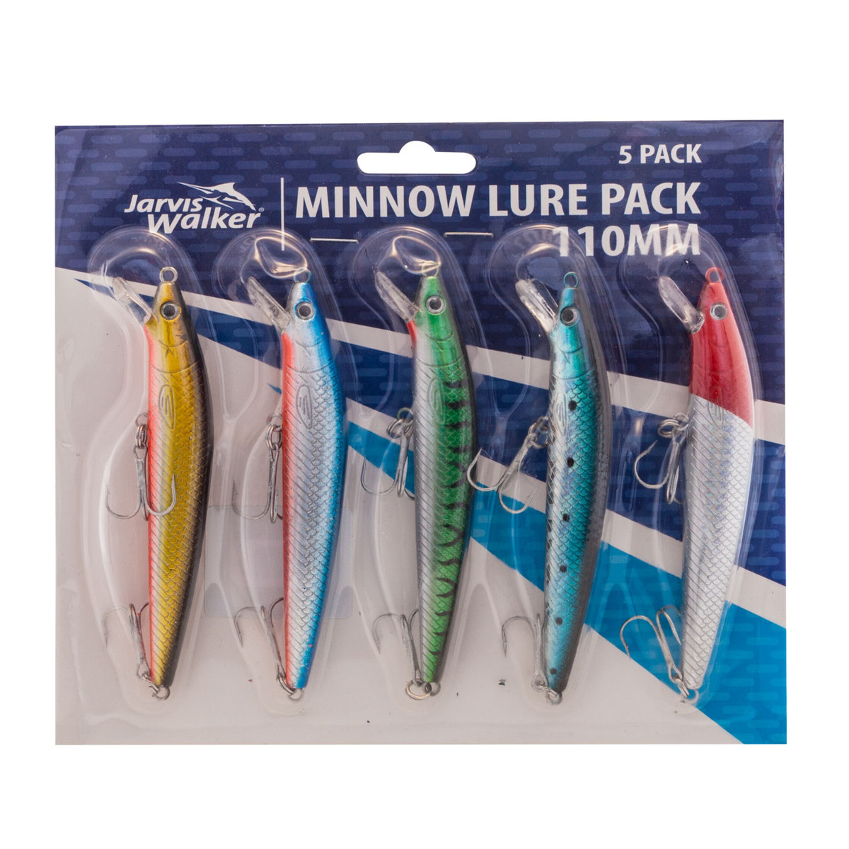 Jarvis Walker 110mm Minnow Lures Assorted Kmart