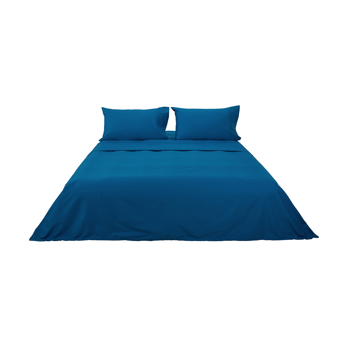 225 Thread Count Sheet Set Queen Bed, Teal Kmart