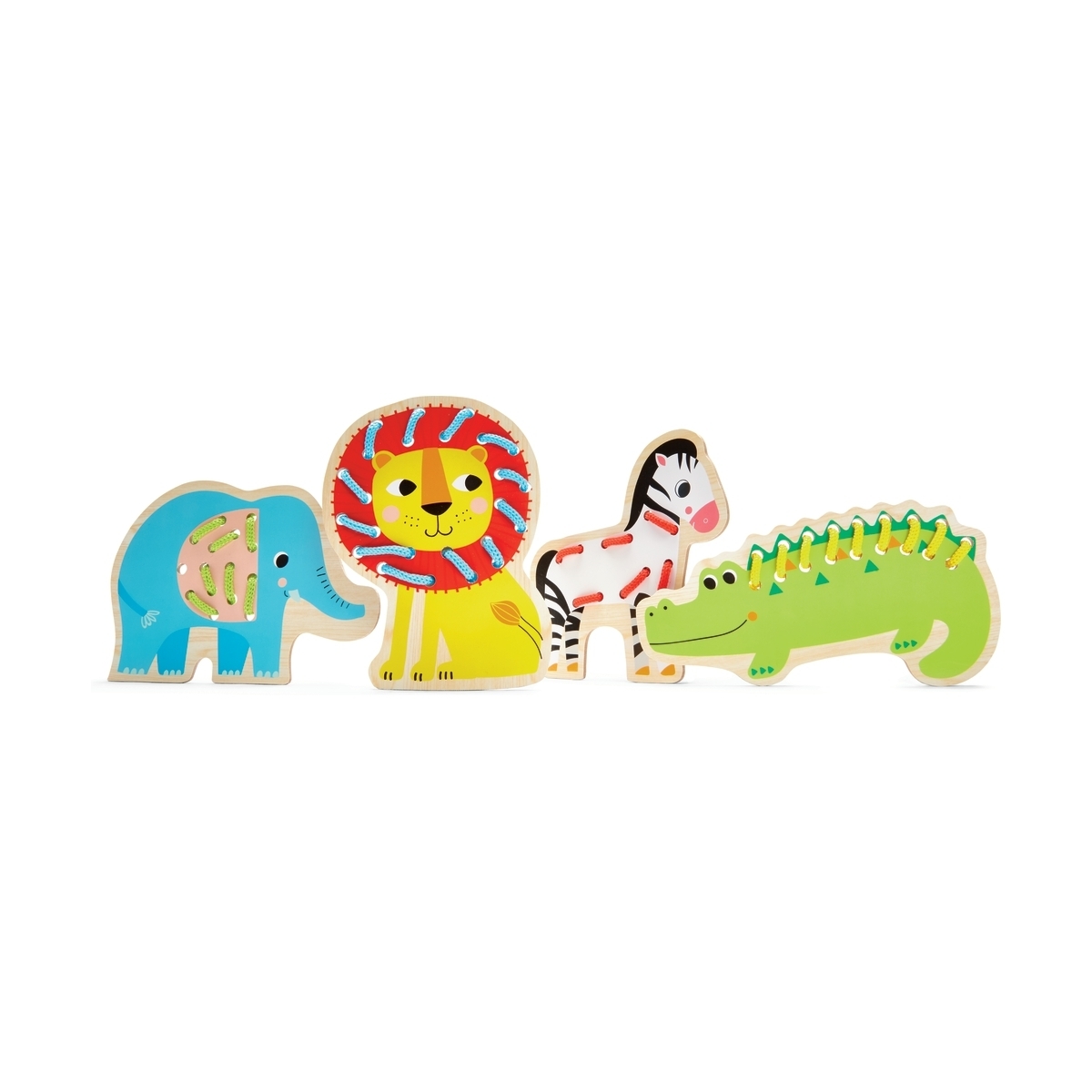Wooden Threading Animals Set Kmart