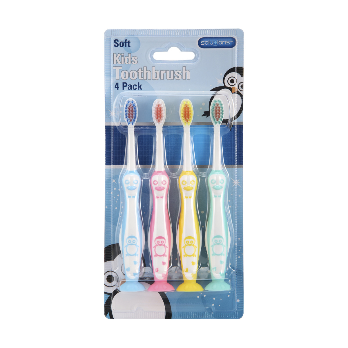 4 Pack Soft Kids Toothbrush Kmart