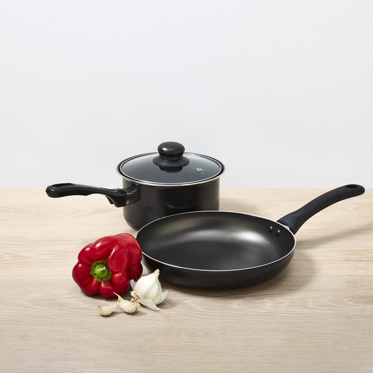 18cm Carbon Steel NonStick Saucepan Kmart