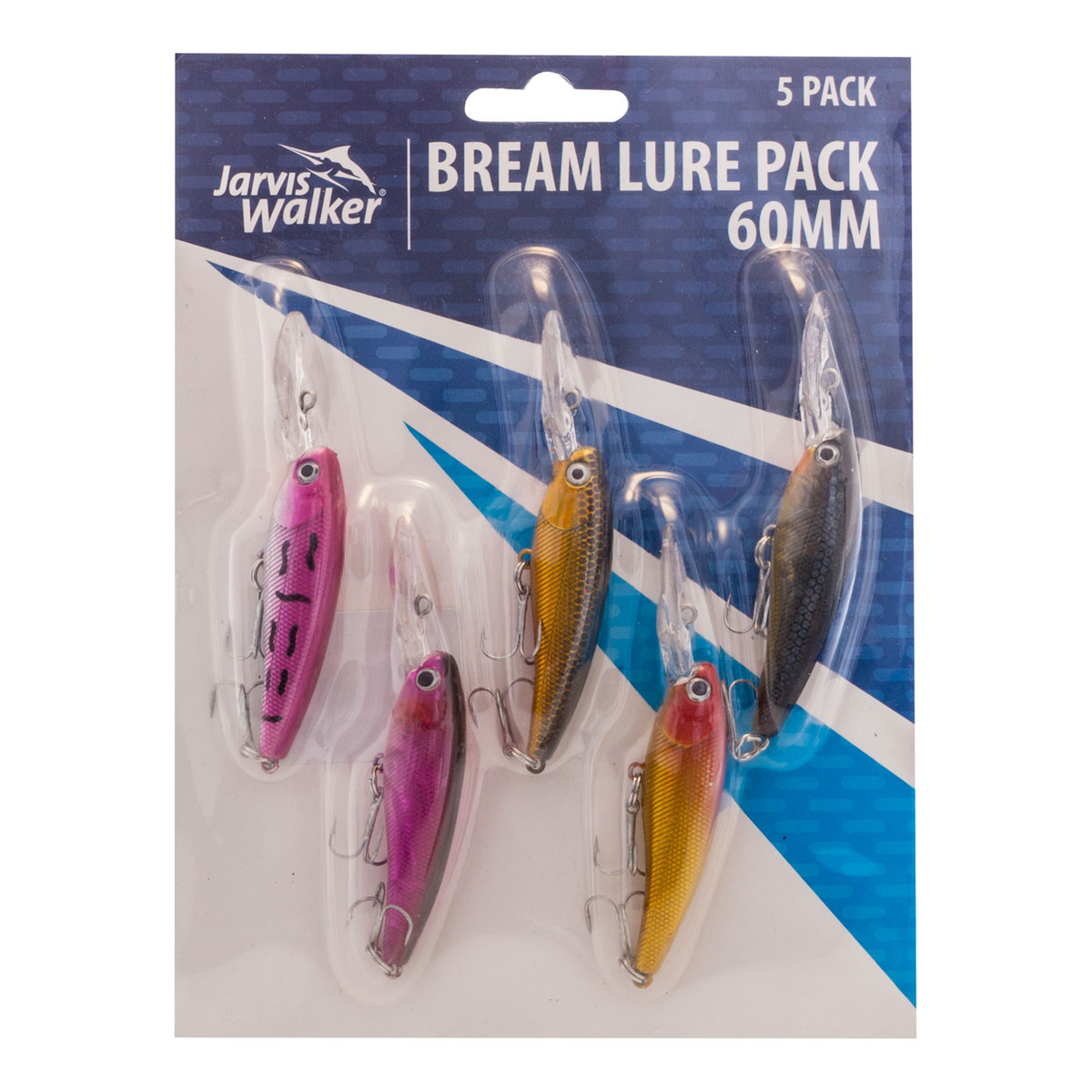 Jarvis Walker 55mm Bream Lures Assorted Kmart