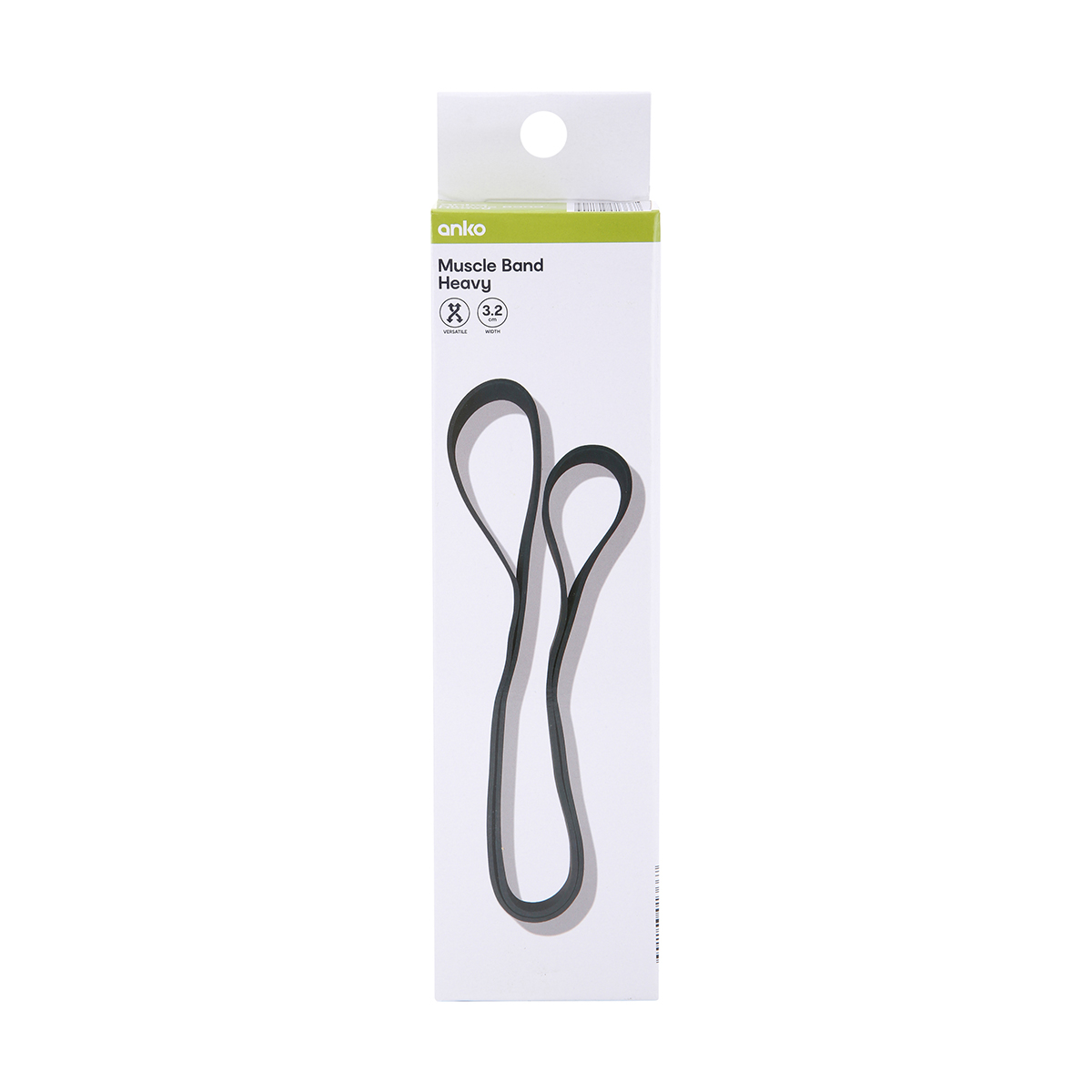 Heavy Resistance Muscle Band Black Kmart