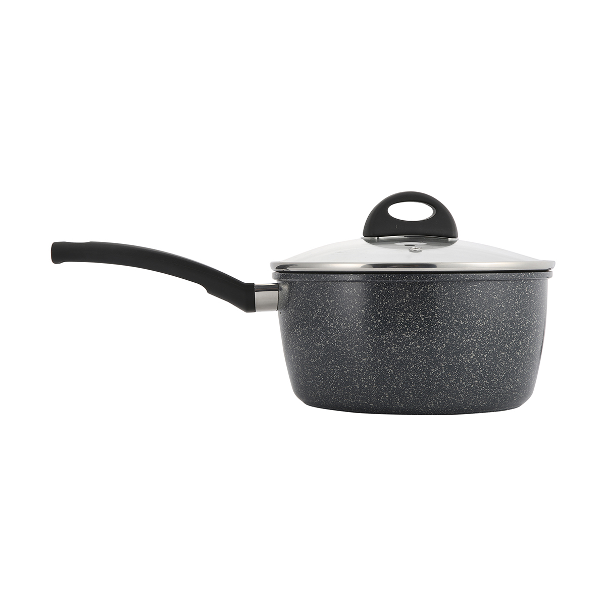 20cm Aluminium Saucepan Stone Grey Kmart