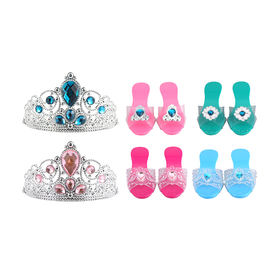 barbie shoe and tiara set
