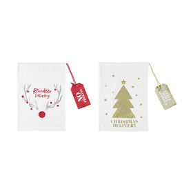 santa sack with tag assorted kmart
