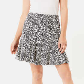 kmart white denim skirt