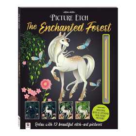 NEW Picture Etch Magical Creatures Unique Scratch Art Relaxing Fun Creative Gift