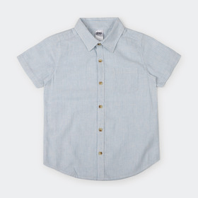Short Sleeve Poplin Shirt Kmart - grey striped shirt with denim jacket roblox grey stripes