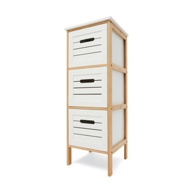 Bamboo Framed Storage Cabinet With Shelves Kmart