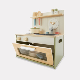 Wooden 2-in-1 Diner / Kitchen Playset 