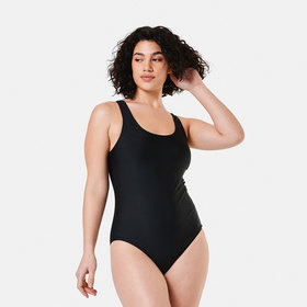 Active Womens Long Sleeve One Piece Swimsuit Kmart